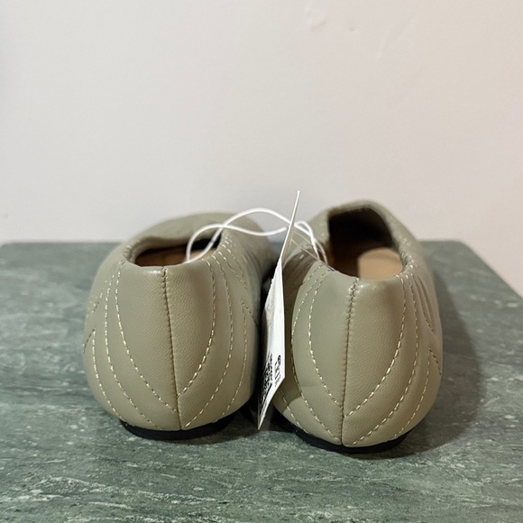 H&M Quilted Women's Flats in Light Green - Picture 3 of 10